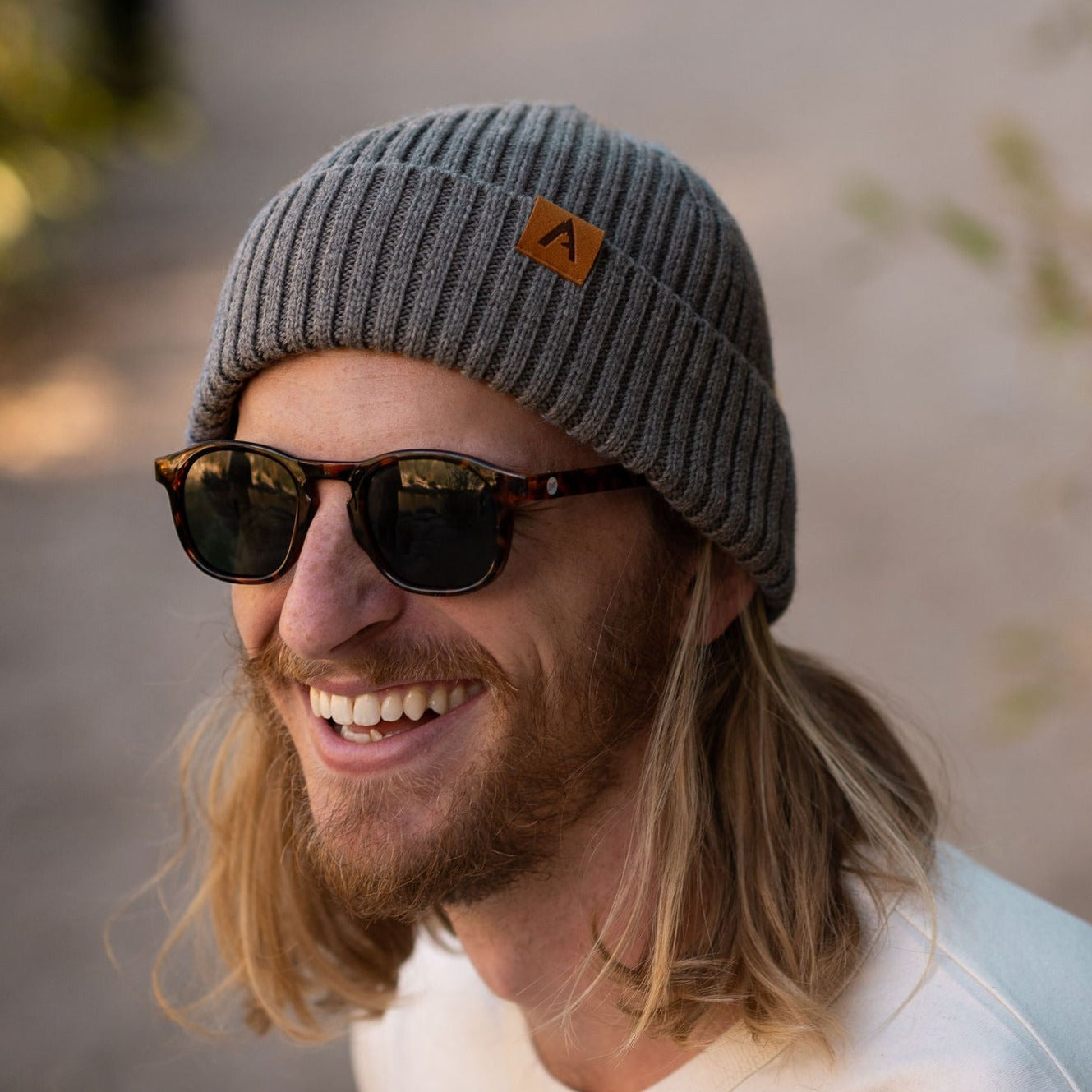 Merino Wool Beanie - Charcoal