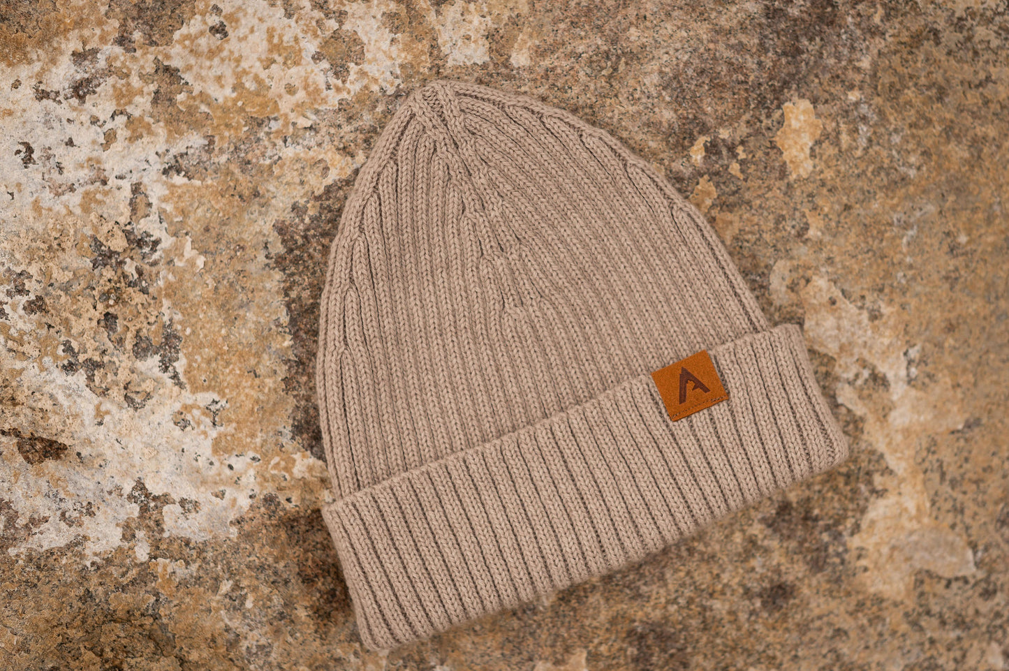 Merino Wool Beanie - Tan