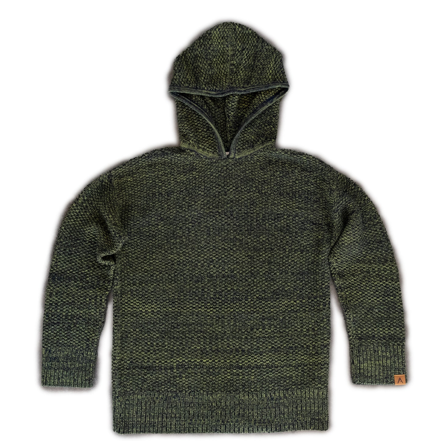 Riverside Hoodie Sweater - Green / Black