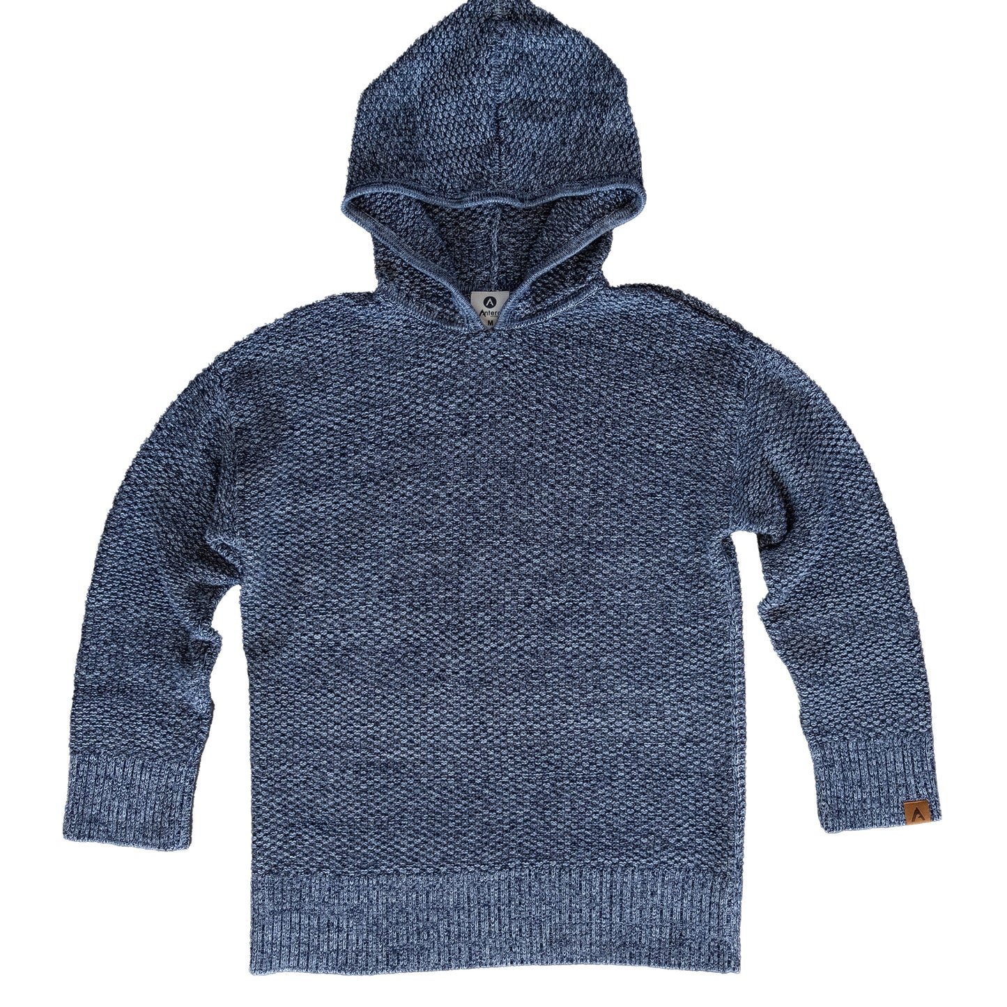 Riverside Hoodie Sweater-Indigo / Grey