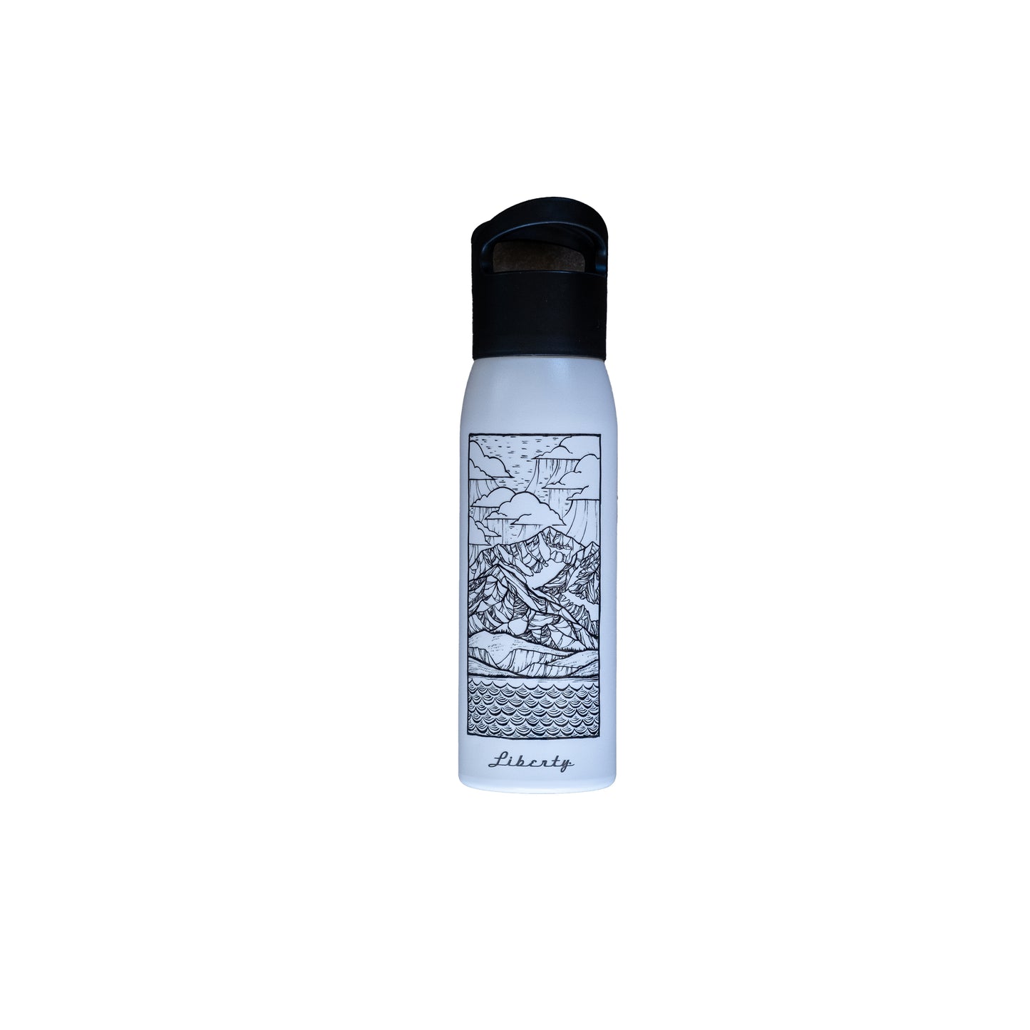 The Peak Water Bottle - White