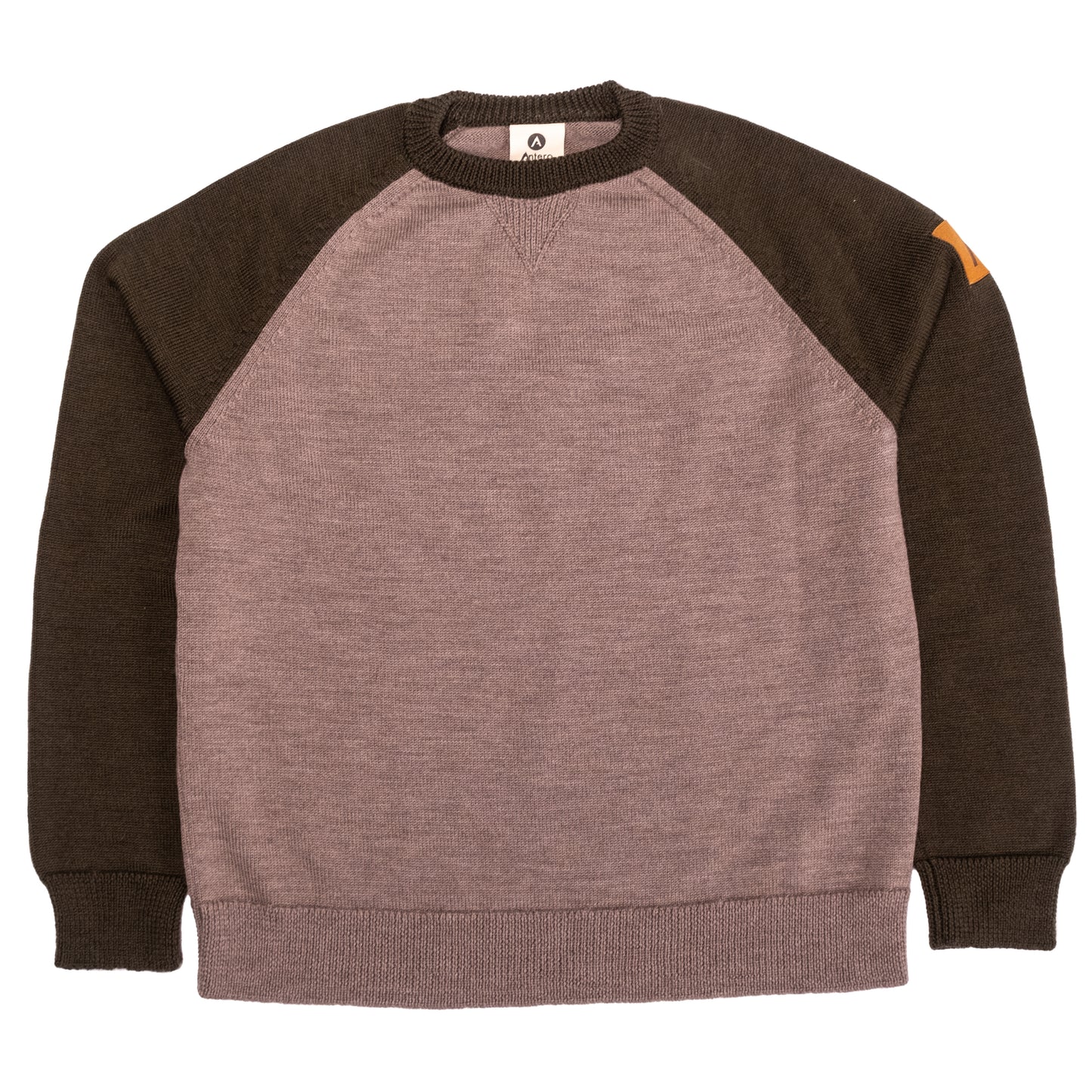 Colorado Merino Wool Sweater - Olive / Taupe
