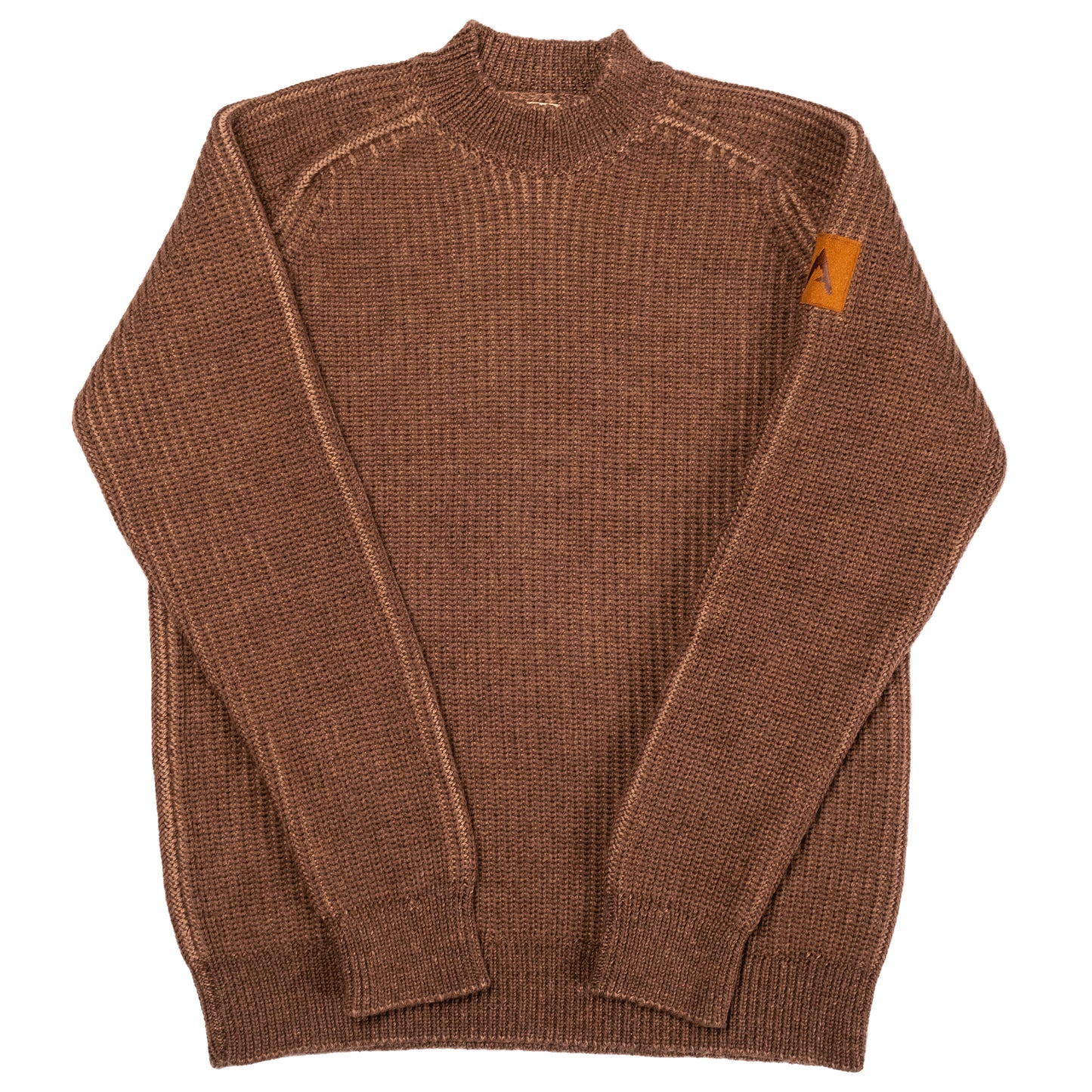 Men's Vista Merino Wool Sweater -  Brown / Tan