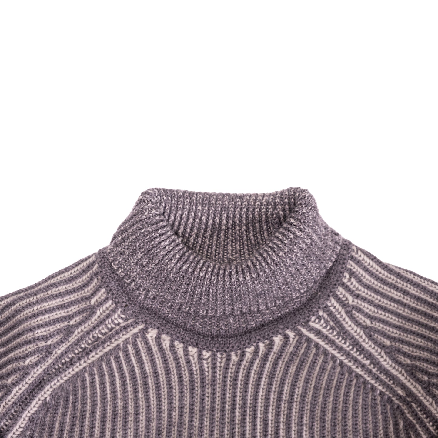 Women's  Mesa Merino Wool Sweater - Grey / Natural