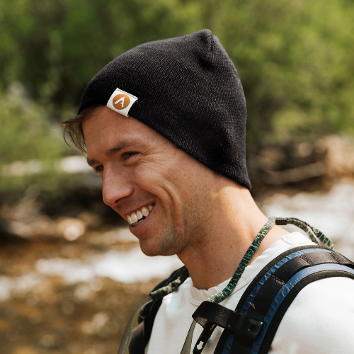 You know you love these! From early mornings on the trail to cool evenings at the campsite. This beanie will stretch to fit Details 100% Cotton 1 Size Fits Most 2 Colors Black | Natural Made in the USA