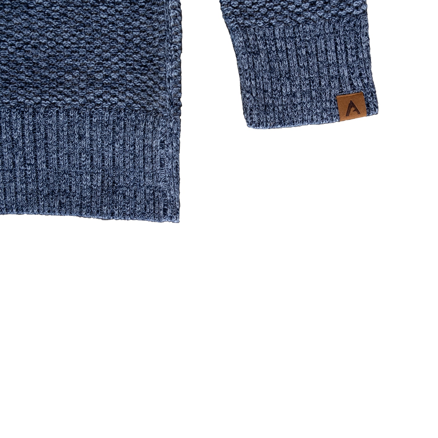 Riverside Hoodie Sweater - Indigo / Grey