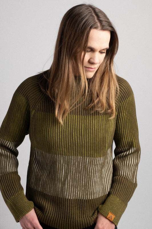 Women’s Canyon Sweater Olive / Green / Natural