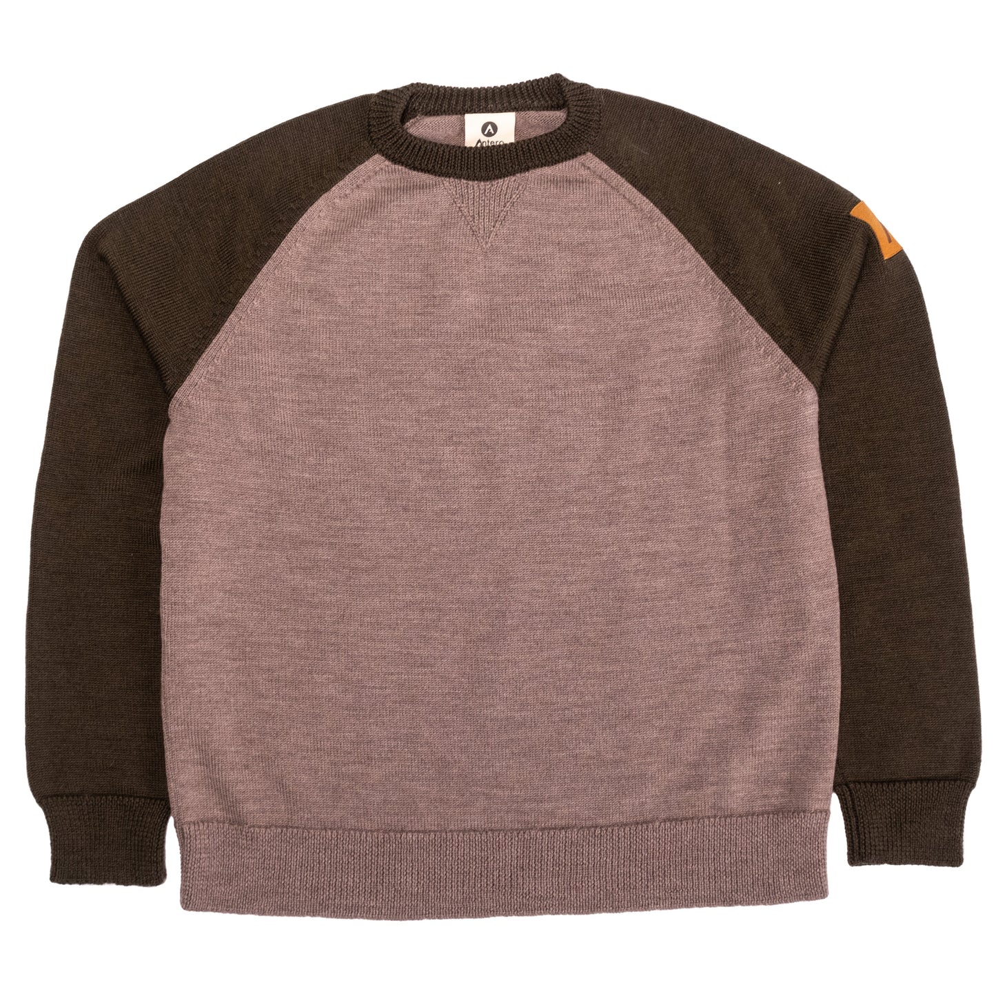 Colorado Merino Wool Sweater-Olive / Taupe