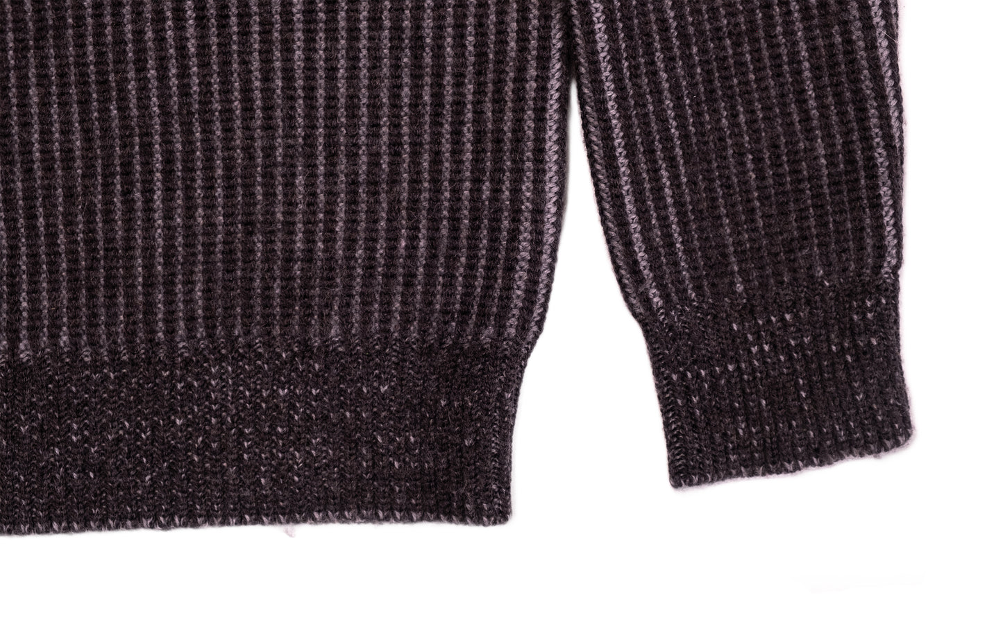 Men's Vista Merino Wool Sweater - Charcoal / Light Grey