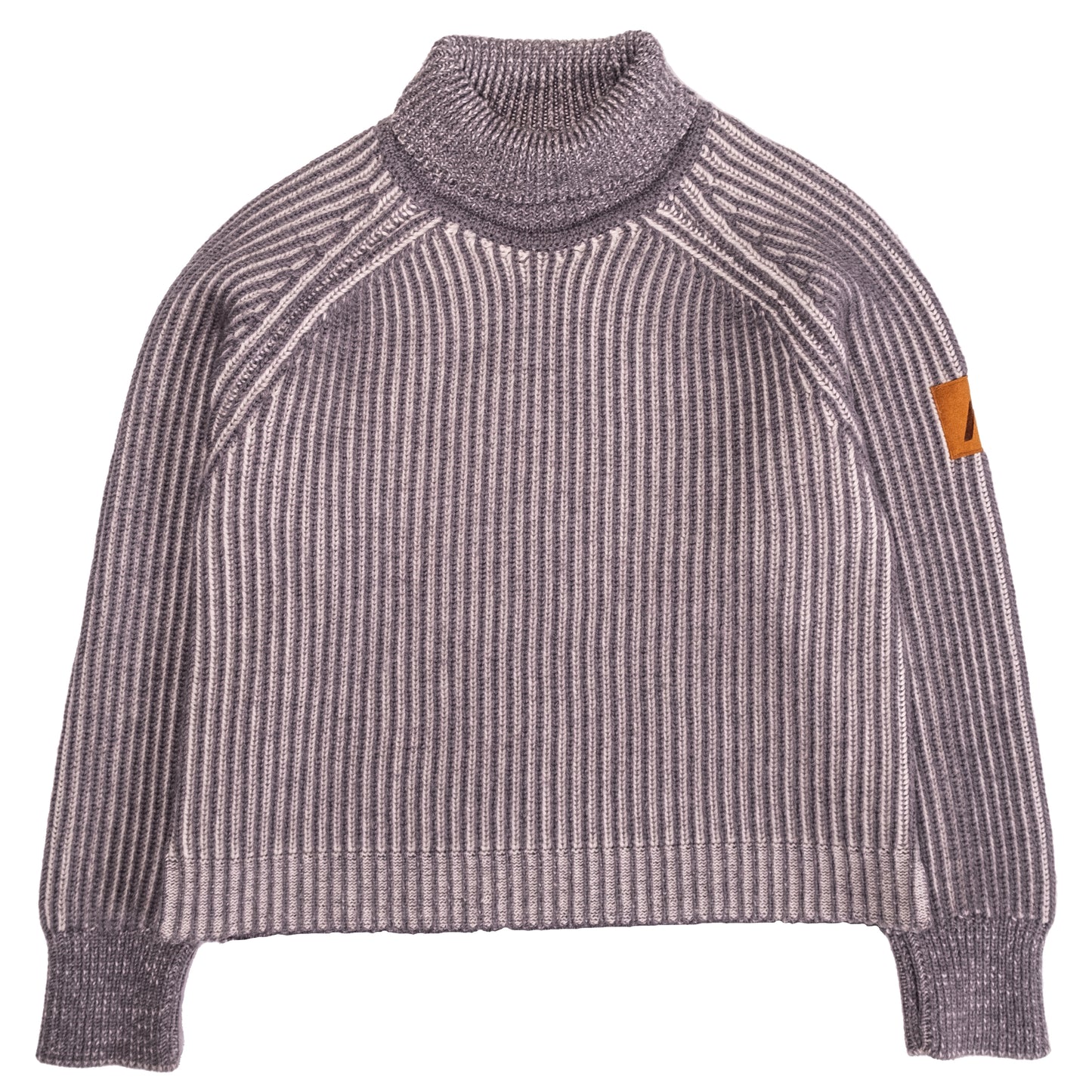 Women's  Mesa Merino Wool Sweater - Grey / Natural